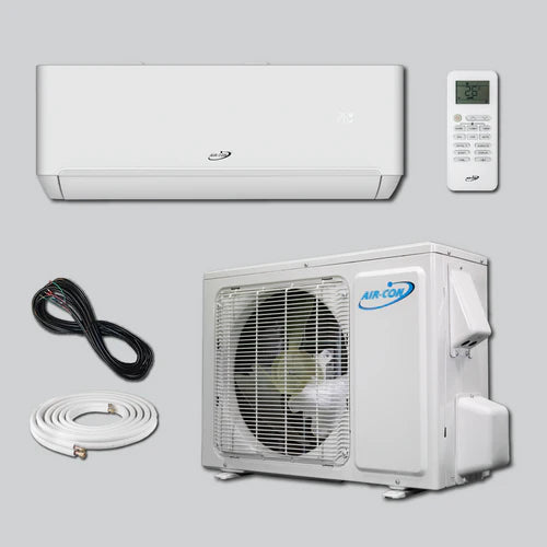 Air-Con Blue Series 4 24000 BTU 20 SEER Mini Split Air Conditioner 15ft Lineset & Wiring