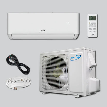 Air-Con Blue Series 4 18000 BTU 22 SEER Mini Split Air Conditioner 15ft Lineset & Wiring