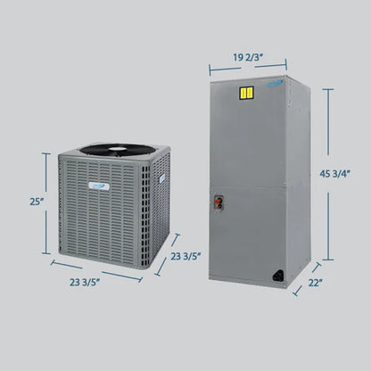 1.5 - 5 Ton 14.3 SEER2 Air-Con Saturn Series Heat Pump Air Conditioner System Multi Positional