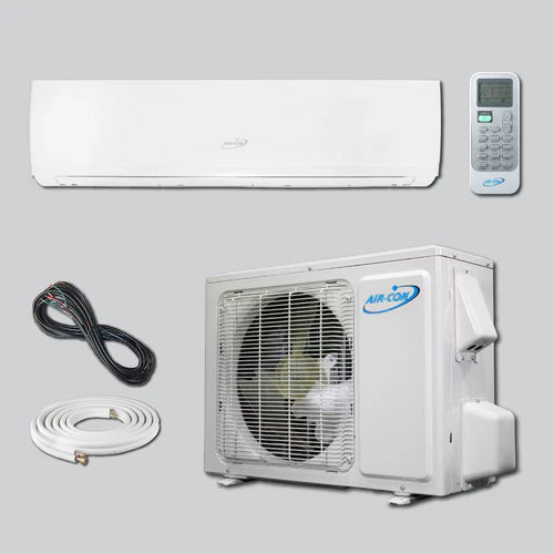 Air-Con Eclipse Series 36000 BTU 16.4 SEER Ductless Mini Split Air Conditioner 15ft Lineset & Wiring