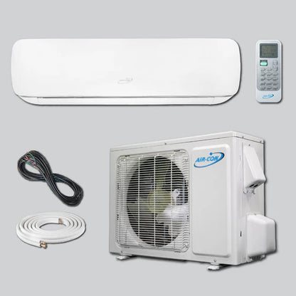 Air-Con Blizzard 9000 BTU 28 SEER Mini Split Air Conditioner 15ft Lineset & Wiring